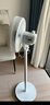 美的（Midea）电风扇 家用七叶立式落地扇宿舍卧室轻音节能摇头桌面小风扇大风力空气循环风扇 SAF30AC  实拍图