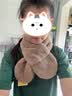 蕉内（Bananain）基础302Go女士双面绒感休闲围巾手套帽子套装 实拍图