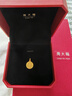 周大福福字万字福牌黄金吊坠(工费120)约2.95g EOF1684情人节礼物 实拍图