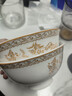 传世瓷碗碟套装家用景德镇欧式骨瓷碗筷陶瓷器吃饭套碗盘子中式 天鹅湖60件 60头豪华套装 实拍图