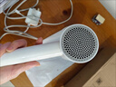 syouran电吹风机学生宿舍专用小功率男女折叠吹风机便携大学生寝室风筒500W800W1000W以下负离子不伤发 白色800W可折叠（吹风机学生宿舍专用） 实拍图
