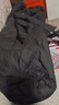 鸭鸭（YAYA）反季羽绒服男女同款冬季长款过膝加长加厚情侣款极寒外套新国标KL 黑色-YE5B70679L 3XL 实拍图
