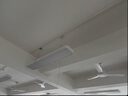 慧卓 办公室吊灯LED长方形长条灯工业风超市店铺商用照明简约现代吊线灯具工业风条形商超工程高亮款 白色 120*20*6.5cm 38W 实拍图