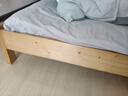 洛亚妮【24H云仓闪发】实木床100％纯实木1.5米单人床原木风主卧双人床 原木床 1.2米*2米 实拍图