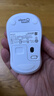 罗技（Logitech）M221 轻音鼠标 无线鼠标 办公鼠标 对称鼠标 带无线微型接收器 米白色 实拍图