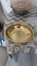 【韩剧同款】加厚不锈钢干锅海鲜锅火锅金色平底浅锅双耳锅泡面锅 豪华升级款24cm【金色】双柄汤锅 实拍图