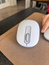 罗技（Logitech）M196 无线蓝牙鼠标 办公鼠标 笔记本商务办公家用 小巧便携 对称手型 珍珠白 实拍图