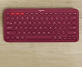 罗技（Logitech）时尚系列 K380 无线键盘 蓝牙办公键盘 女友 便携超薄键盘 笔记本键盘 红色 实拍图