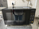 美的（Midea）家用变频微波炉平板式易清洁 800W微波速热 一键智能菜单 钻石背板 微晶面板加热20L（PM20M2） 实拍图