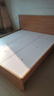 全友家居 北欧原木风板式床1.8米x2米主卧室简约现代家用木板双人大床 实拍图
