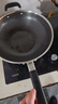炊大皇炒锅有钛0氟不粘锅316L不锈钢不粘平底炒锅34cm 实拍图
