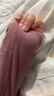 红豆内衣女秋衣秋裤纯色棉氨圆领薄款保暖内衣套装 鸢尾紫165 实拍图