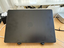 VOKAMO防摔耐刮适用MacBook Pro14保护壳带支架21到2025年款苹果电脑笔记本M5/4/3/2磨砂外套 透黑 实拍图