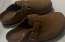 Devo软木鞋男女时尚包头鞋勃肯拖鞋新品休闲外穿拖鞋3624 深棕反绒牛皮 42 （建议拍小一码） 实拍图