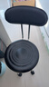 九千谷可升降吧台椅酒吧凳子餐椅加厚转椅理发店酒吧美发椅滑轮款4987 实拍图
