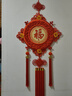 绳艺人中国结挂件客厅大号桃木福字中国结玄关乔迁平安结背景墙装饰壁挂 【团锦结】特大百福图 实拍图