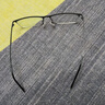 京东京造近视眼镜框专业配镜依视路旗下防蓝光镜片男钛半框商务黑 配1.67 实拍图