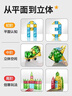 布鲁奇彩窗磁力片儿童玩具男孩3-6岁磁力积木新年益智玩具1-3岁生日礼物 实拍图