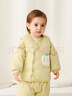 童泰（TONGTAI）婴儿马甲秋冬季纯棉夹棉儿童衣服男童女童外出上衣坎肩马夹 黄色 73 实拍图