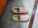 利达妮（TZLDN）防水包跟棉鞋女士秋冬季保暖拖鞋居家全包毛棉鞋可半包棉拖鞋女款 实拍图