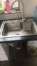 华帝（VATTI）S1水槽单槽拉丝不锈钢洗菜盆 厨房水槽洗碗盆304不锈钢-以旧换新 实拍图