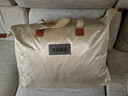 无印良品100%白鹅羽毛被子 羽毛绒丝冬被 秋冬被芯约5.9斤200*230cm白色 实拍图