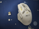 英菲克（INPHIC）IN9 无线游戏鼠标 有线蓝牙三模鼠标 右手型rgb灯效csgo吃鸡lol电竞宏台式笔记本通用 12000DPI 灰 实拍图