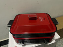 摩飞电器（Morphyrichards）多功能锅四代料理锅鸳鸯电热火锅专用锅家用分体6L大容量涮烤肉盘蒸煮煎炒一体机围炉煮茶器MR9288 英伦红全套（围炉套装+鸳鸯盘+六圆盘+丸子盘） 实拍图