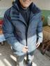 雪中飞90绒羽绒服爸爸装男士冬季保暖防寒羊毛领中老年加厚外套185 实拍图