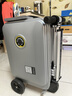 爱尔威（Airwheel）电动行李箱可骑行智能拉杆箱可坐可代步20英寸登机箱 青春版—银 实拍图