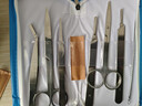 海斯迪克 HKCL-93 实验室生物解剖器 不锈钢昆虫解剖针 标本制作镊子 解剖刀实验室用品器材工具套装 七件套 实拍图