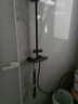 库沐斯（KMSH）德国卫浴枪灰航母恒温淋浴花洒三件套装精铜四档淋浴增压洗澡喷头 枪灰色【恒温】花洒-智能控温 实拍图