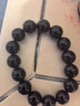 石玥珠宝精品14mm黑玛瑙手串本命年转运珠手链男女士款 水晶玛瑙 实拍图