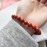 石玥珠宝精品7-8mm凉山南红玛瑙手串本命年转运珠手链男女士款礼物 实拍图