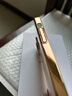 玄皇 【自带镜头膜】苹果14ProMax手机壳iphone14防摔高端透明超薄全包男女款简约硬壳 苹果14plus【金色】久不发黄+防爆镜头膜+膜 实拍图