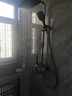 浪鲸恒温淋浴花洒套装钢琴花洒全套增压自洁沐浴器精铜浴室淋雨器 【枪灰冷热】数显控温 增压雨淋 实拍图