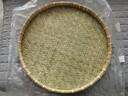 极景手工竹编竹制品农家圆形簸箕无孔竹筛子竹匾托盘绘画装饰筐52cm 实拍图