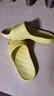 科柔（KENROLL）男女防滑拖鞋居家浴室厚底宽楦四季凉拖 芥末黄 39-40(250mm) 实拍图