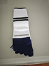 浪莎五指袜男时尚纯棉男士吸汗透气五趾运动男袜分趾中筒袜5双装 实拍图