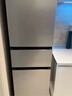 海尔（Haier）「真省电」251L三门小冰箱黑金净化一级能效风冷无霜星辉银BCD-251WGHC3E7WV(银)国家补贴 实拍图