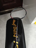 李宁（LI-NING）羽毛球拍雷霆小钢炮黑色全碳素专业进攻型单拍4U已拉线AYPT307-4 实拍图