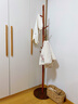 小匠材实木衣架挂衣服落地卧室衣帽架挂衣架落地衣架家用立式晾衣架 实拍图