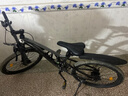 兰令软尾山地自行车成年人变速碟刹越野骑行男女学生双减震单车 魅影灰【前后培林花鼓+软尾双减震+内走线】 24英寸(145-165cm身高) 24速 实拍图