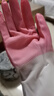 洋臣家庭清洁家务手套厚洗碗手套防水加绒橡胶洗衣服家务劳保手套 1双（不加绒常规）【颜色随机】 实拍图