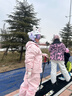 酷峰专业滑雪头盔装备男成人儿童单双板女雪盔护具保暖滑雪帽套装 月兔四件套 M码 (头围55-58cm) 实拍图