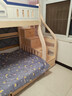 圣伯顿【免费安装】儿童上下床实木高低床双层床上下铺床两层木床子母床 梯柜+书架+双抽+床垫 上100下120 实拍图