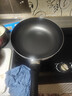 爱仕达（ASD）炒锅不粘锅涂层锅炒菜锅煎炒锅家用28cm燃气专用香槟金JL28G2WG-K 实拍图