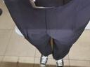 花花公子（PLAYBOY）休闲裤子男款士秋冬季加绒加厚垂坠潮流宽松阔腿直筒商务西装长裤 819 黑色【高品质】 L （建议115-135斤） 实拍图