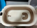 妙馨思婴儿感温洗澡盆新生儿童宝宝可折叠浴盆躺托洗浴盆泡澡桶0-3岁 实拍图