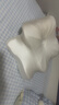 零点记忆蝴蝶枕深睡护颈枕侧睡专用枕头护颈椎助睡眠蝶形记忆枕头 单只× 中高枕（冰丝绸）云绸白 实拍图